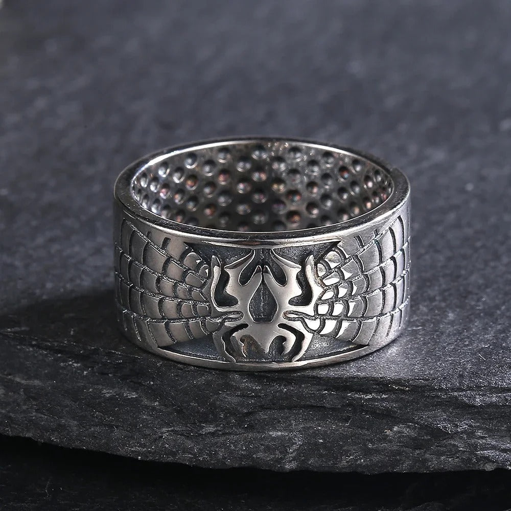 Vintage Engraved Spider Ring – KatieLucy
