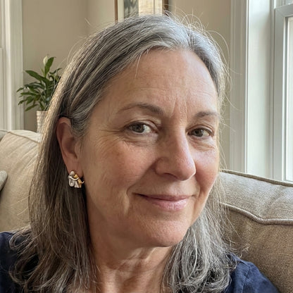 Silver and Gold Two-Tone Hug Earrings