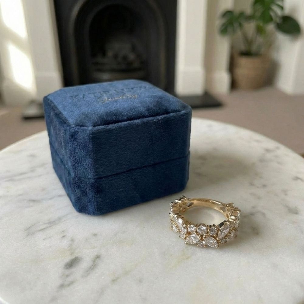 Vintage Bright Golden Ring
