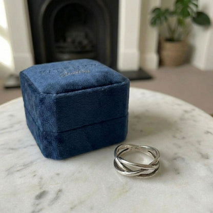 Chunky Adjustable Silver Ring