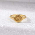Gold Sun God Ring